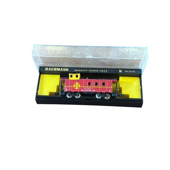 Bachmann N Scale 36" ATSF Santa Fe Steel Caboose Model Train Car 5406 - Picture 6 of 13